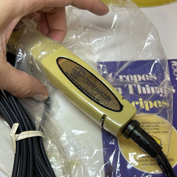 Vintage Nordic Ware Electric Crepe Maker 85032 In Original Box - Picture 6 of 8